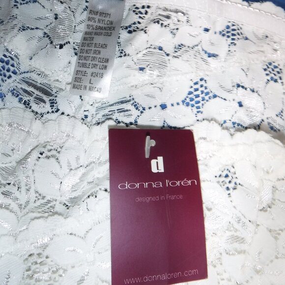 Hanky Panke Surpluce bralette and untmatched white panties size Large - Picture 3 of 9